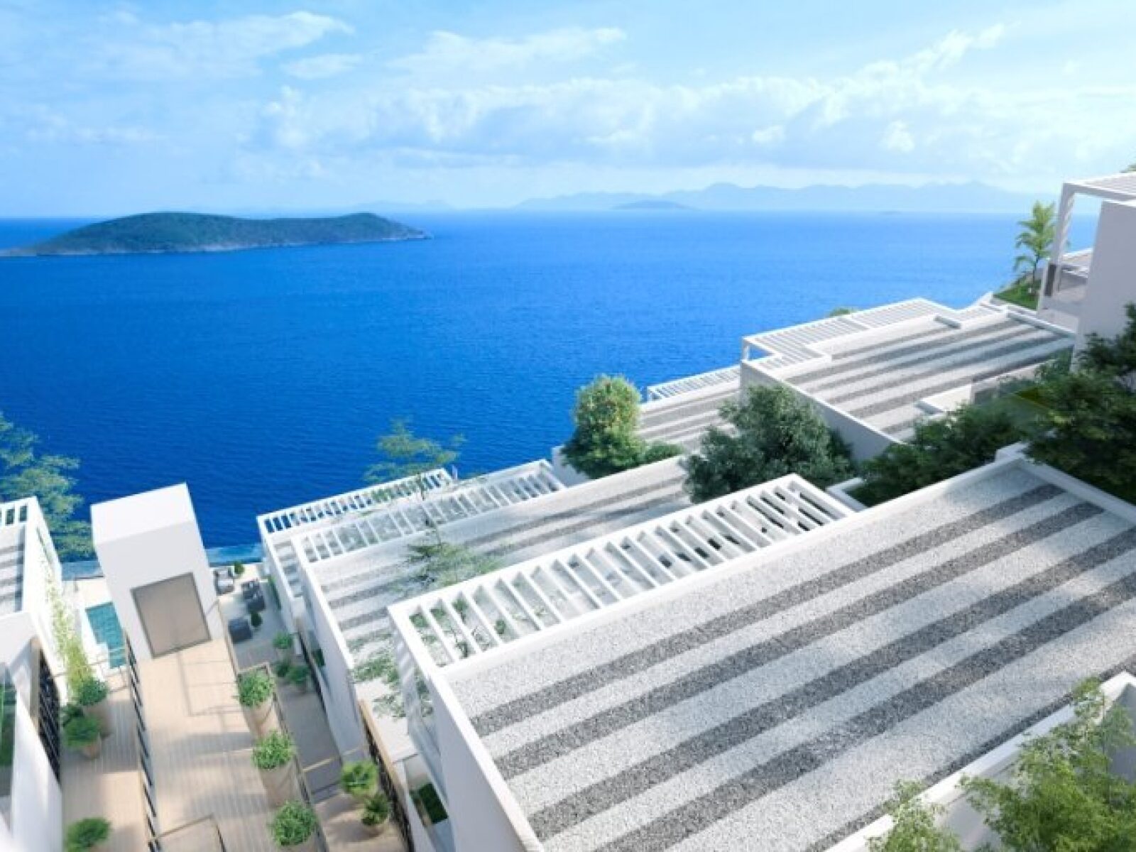 05-Sea-View-Apartment-For -Sale-Bodrum-Gumusluk-2123
