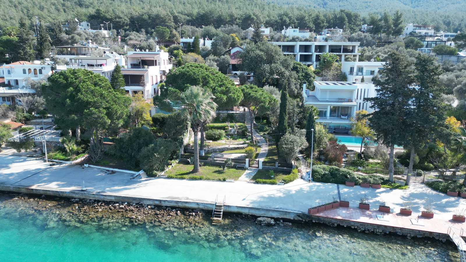 01 Sea front villa for sale Bodrum Guvercinlik 2343