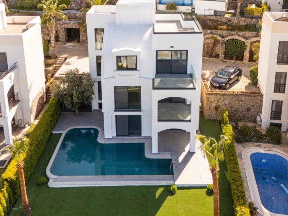 06 Luxury triplex sea view villa for sale Bodrum Yalikavak 2356