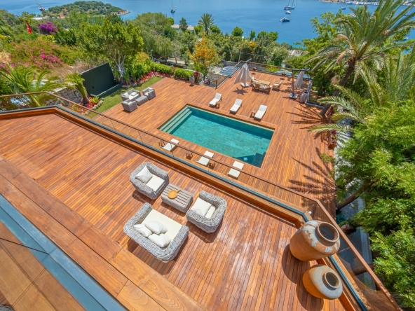 2400 bodrum turkbuku maca kizi Ultra Luxury Villa Alongside Macakizi